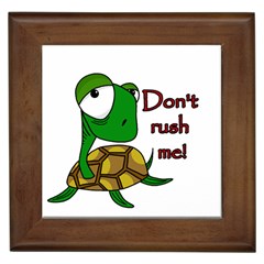 Turtle Joke Framed Tiles