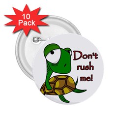 Turtle Joke 2 25  Buttons (10 Pack)  by Valentinaart