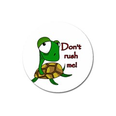 Turtle Joke Magnet 3  (round)