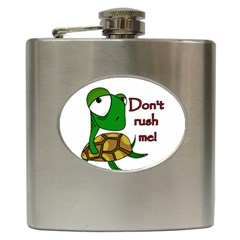 Turtle Joke Hip Flask (6 Oz)