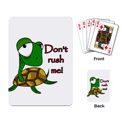 Turtle Joke Playing Card