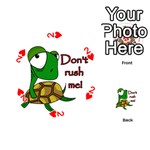 Turtle joke Playing Cards 54 (Round)  Front - Heart2