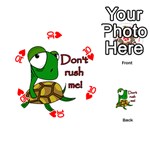 Turtle joke Playing Cards 54 (Round)  Front - Heart10