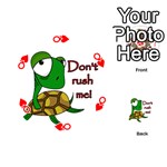 Turtle joke Playing Cards 54 (Round)  Front - HeartQ