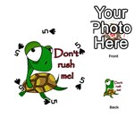 Turtle joke Playing Cards 54 (Round)  Front - Spade5