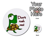 Turtle joke Multi-purpose Cards (Round)  Front 1