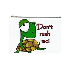 Turtle Joke Cosmetic Bag (large) 