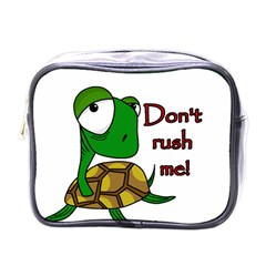 Turtle Joke Mini Toiletries Bags by Valentinaart