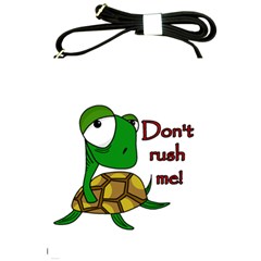 Turtle Joke Shoulder Sling Bags by Valentinaart