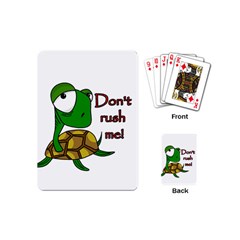 Turtle Joke Playing Cards (mini) 