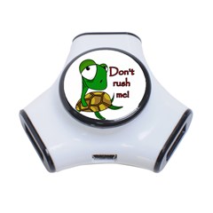 Turtle Joke 3-port Usb Hub by Valentinaart