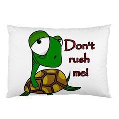 Turtle Joke Pillow Case (two Sides) by Valentinaart