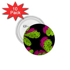 Decorative Leafs  1 75  Buttons (10 Pack)