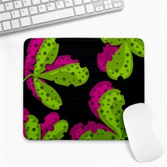 Decorative Leafs  Large Mousepads by Valentinaart