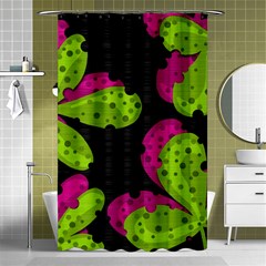 Decorative Leafs  Shower Curtain 48  X 72  (small) 