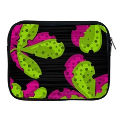 Decorative Leafs  Apple Ipad 2/3/4 Zipper Cases