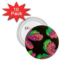 Colorful Leafs 1 75  Buttons (10 Pack)