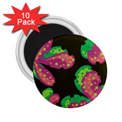 Colorful Leafs 2 25  Magnets (10 Pack) 