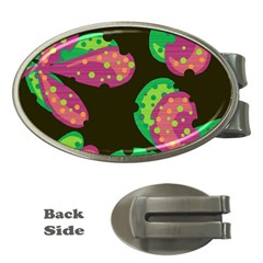 Colorful Leafs Money Clips (oval) 