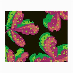 Colorful Leafs Small Glasses Cloth