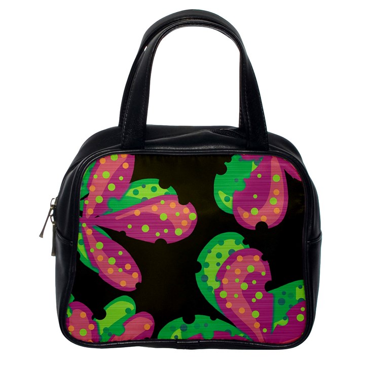 Colorful leafs Classic Handbags (One Side)