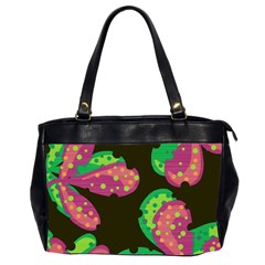 Colorful Leafs Office Handbags (2 Sides) 