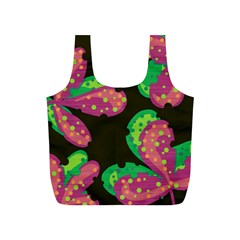 Colorful Leafs Full Print Recycle Bags (s)  by Valentinaart