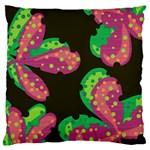 Colorful leafs Standard Flano Cushion Case (Two Sides) Front