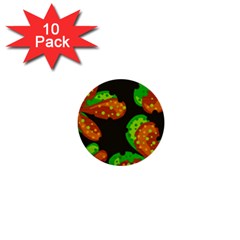 Autumn Leafs 1  Mini Buttons (10 Pack)  by Valentinaart