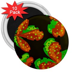 Autumn Leafs 3  Magnets (10 Pack) 