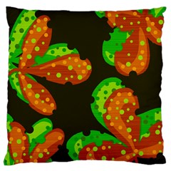 Autumn Leafs Standard Flano Cushion Case (two Sides) by Valentinaart