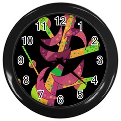 Moon Tree Wall Clocks (black)