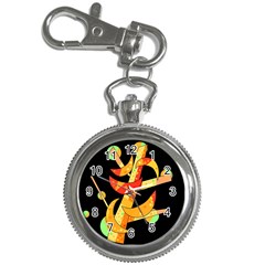 Orange Moon Tree Key Chain Watches