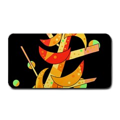 Orange Moon Tree Medium Bar Mats by Valentinaart