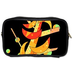 Orange Moon Tree Toiletries Bags