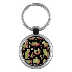 Papyrus  Key Chains (round)  by Valentinaart