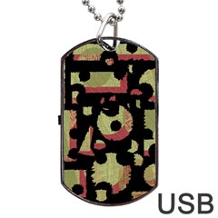 Papyrus  Dog Tag Usb Flash (two Sides)  by Valentinaart