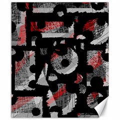 Red Shadows Canvas 8  X 10 