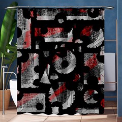 Red Shadows Shower Curtain 60  X 72  (medium) 