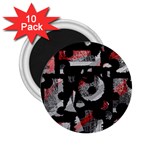 Red shadows 2.25  Magnets (10 pack)  Front