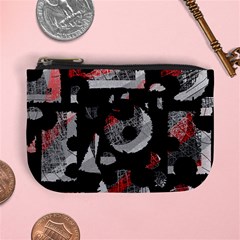 Red Shadows Mini Coin Purses by Valentinaart