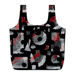 Red Shadows Full Print Recycle Bags (l) 