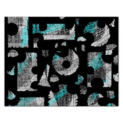 Blue Shadows  Rectangular Jigsaw Puzzl