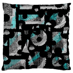 Blue Shadows  Standard Flano Cushion Case (one Side) by Valentinaart