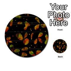 Floral Abstraction Multi-purpose Cards (round) 