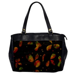 Floral Abstraction Office Handbags by Valentinaart