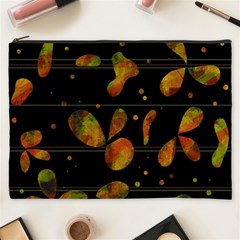 Floral Abstraction Cosmetic Bag (xxxl) 