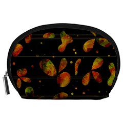 Floral Abstraction Accessory Pouches (large)  by Valentinaart