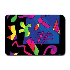 Colorful Shapes Plate Mats by Valentinaart