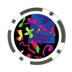 Colorful Shapes Poker Chip Card Guards (10 Pack) 